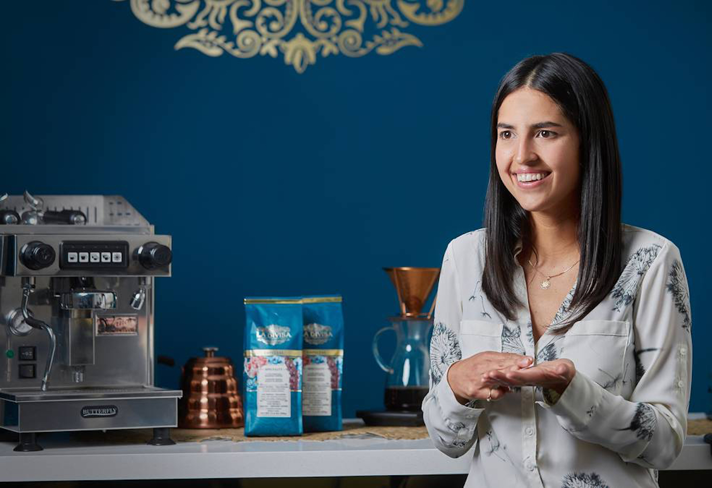 Silvana González, la joven que creó una empresa que exporta café después de vivir un robo